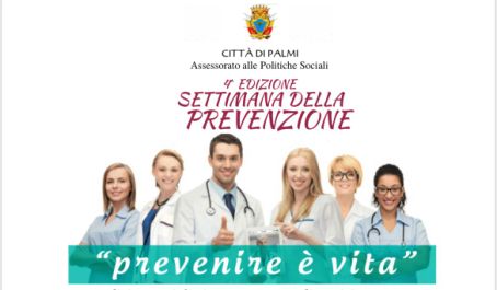 Palmi, Quarta edizione settimana della prevenzione. Locandina all’interno Dal 12 al 18 dicembre a disposizione medici e specialisti